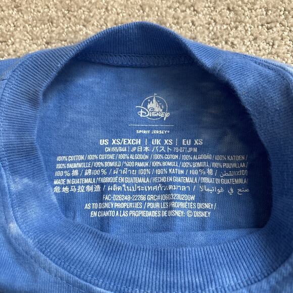 Walt Disney World Stitch Hawaiian Vacation Spirit Jersey Adult Sz XS Blue Shirt - Picture 6 of 10